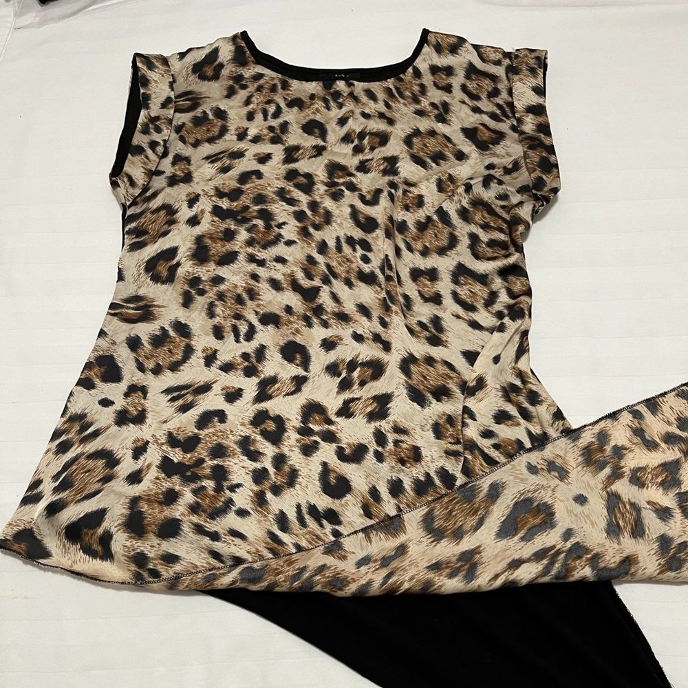 Kaktus Animal Print Women's Top Size M